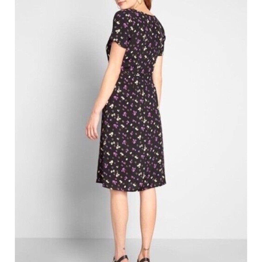 Modcloth Destined to Delight A-Line dress size 8 womens thin lightweight flaws - Picture 3 of 13